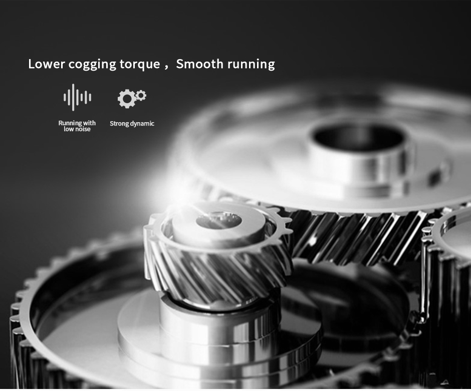 RI100 low cogging torque smooth running